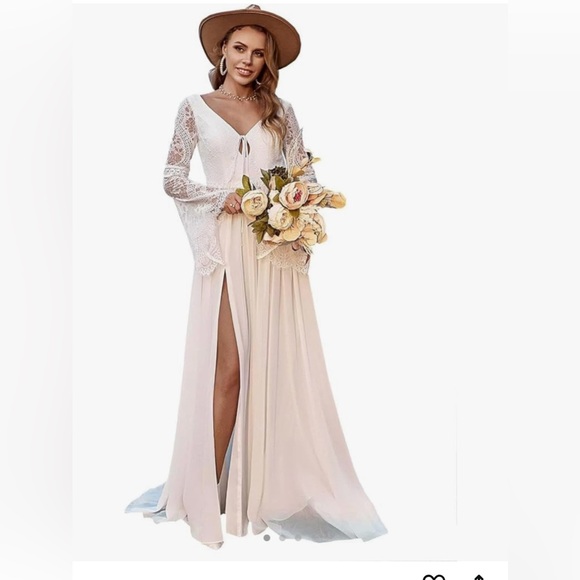 Boho wedding dress - Picture 1 of 3